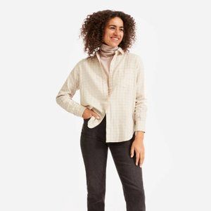 Everlane Double Gauze Relaxed Button-Down Shirt - Size 00 (XXS-XS)